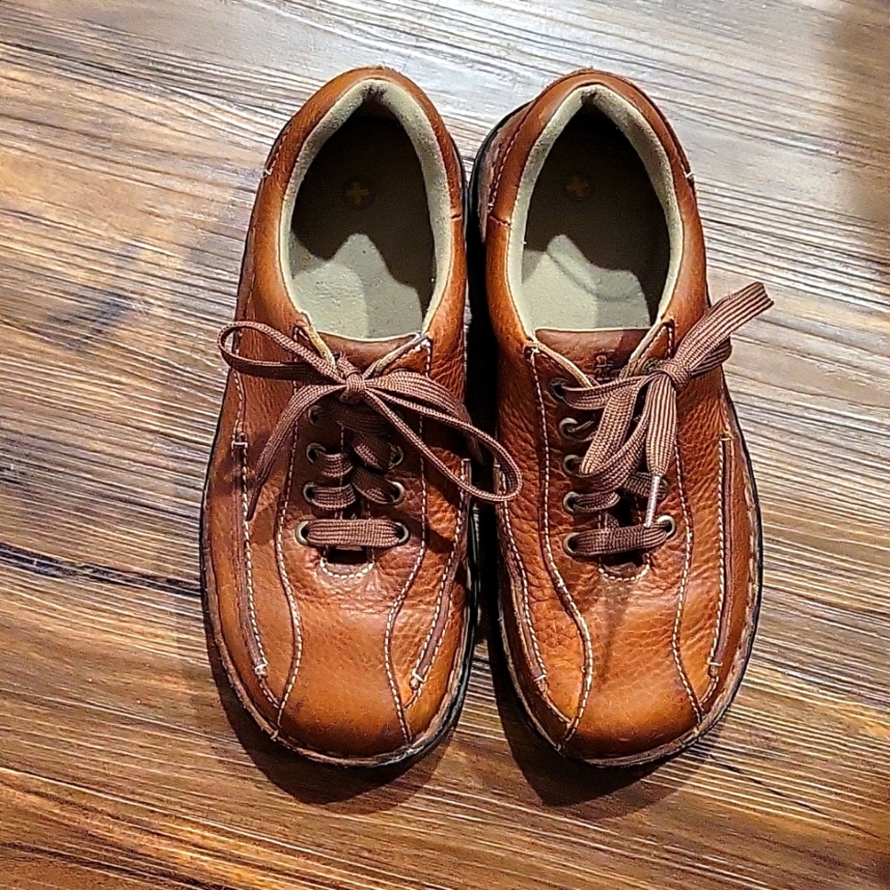 Doc Martins Mens Oxford Brown Leather Shoes